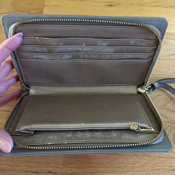 Anne Klein Wristlet Cream Taupe - Picture 7 of 13